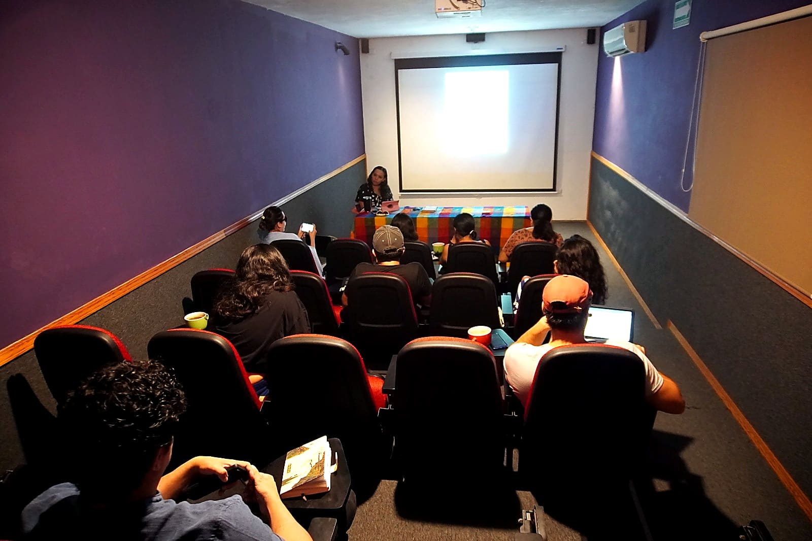 Videosala durante una presentación